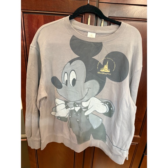 Disney Parks Other - Disney Parks Walt Disney World 50th Anniversary Mickey Mouse Gray T-Shirt XL